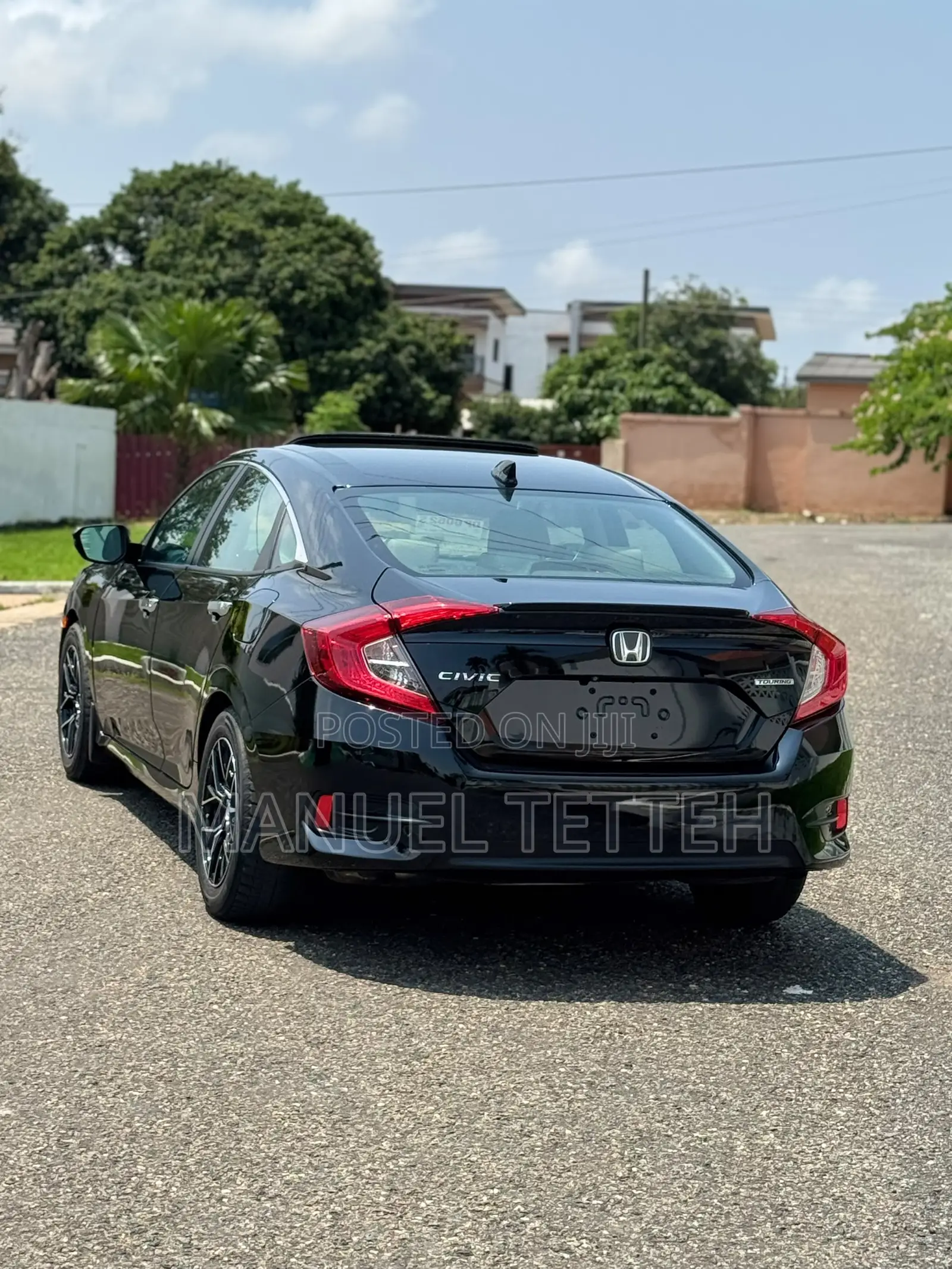 Honda Civic Touring 4dr Sedan (1.5L 4cyl) 2017 Black