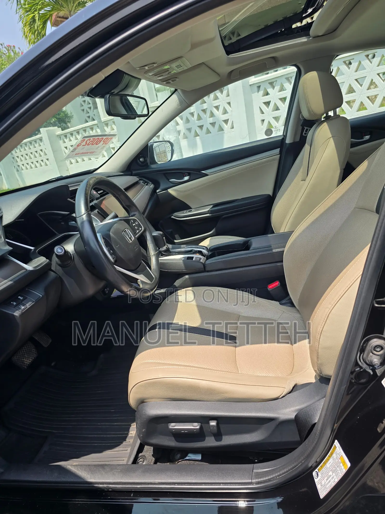 Honda Civic Touring 4dr Sedan (1.5L 4cyl) 2017 Black