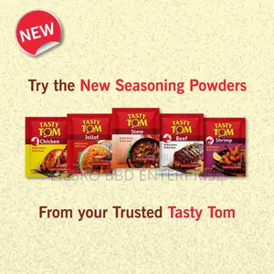 Tasty Tom Jollof, Chicken, Beef, Stew, Garlic Ginger Seasoning Spice