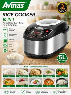 5l Avinas Rice Cooker
