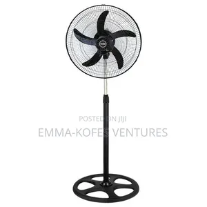 Hansen 18 Inch 3-Speed Low Noise Standing Fan - Black