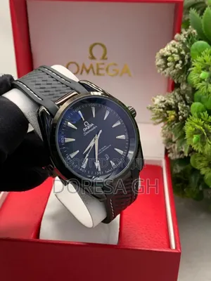 Omega Watch With Silicone Strap – Bold Everyday Timepiece