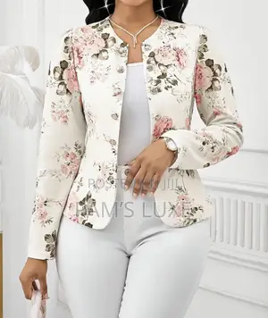 Floral Luxe Tailored Blazer
