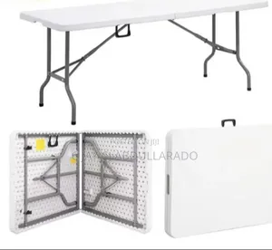 Big Folding Table With Metal Legs
