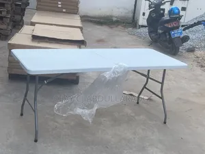 Big Folding Table With Metal Legs