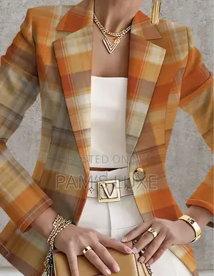 Autumn Plaid Blazer