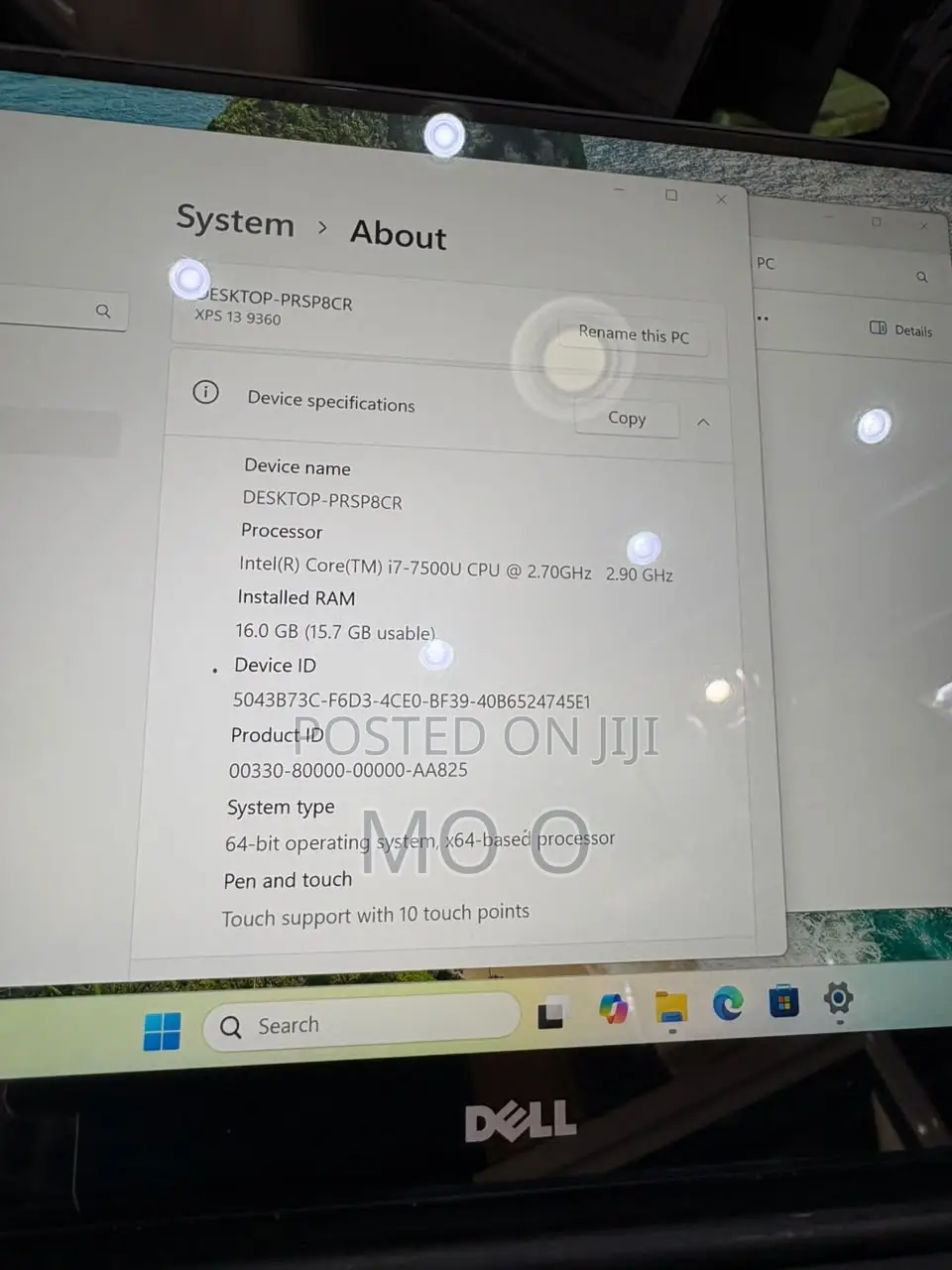 Laptop Dell XPS 13 16GB Intel Core i7 SSD 512GB
