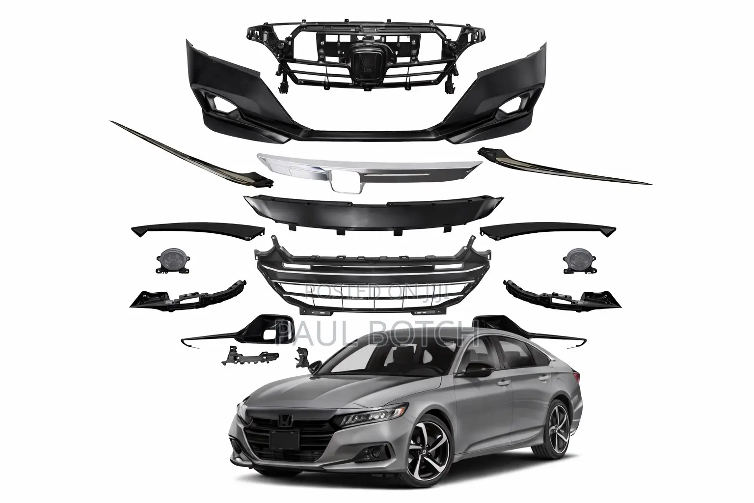 Honda Accord 2018-2022 Complete Front Bumper