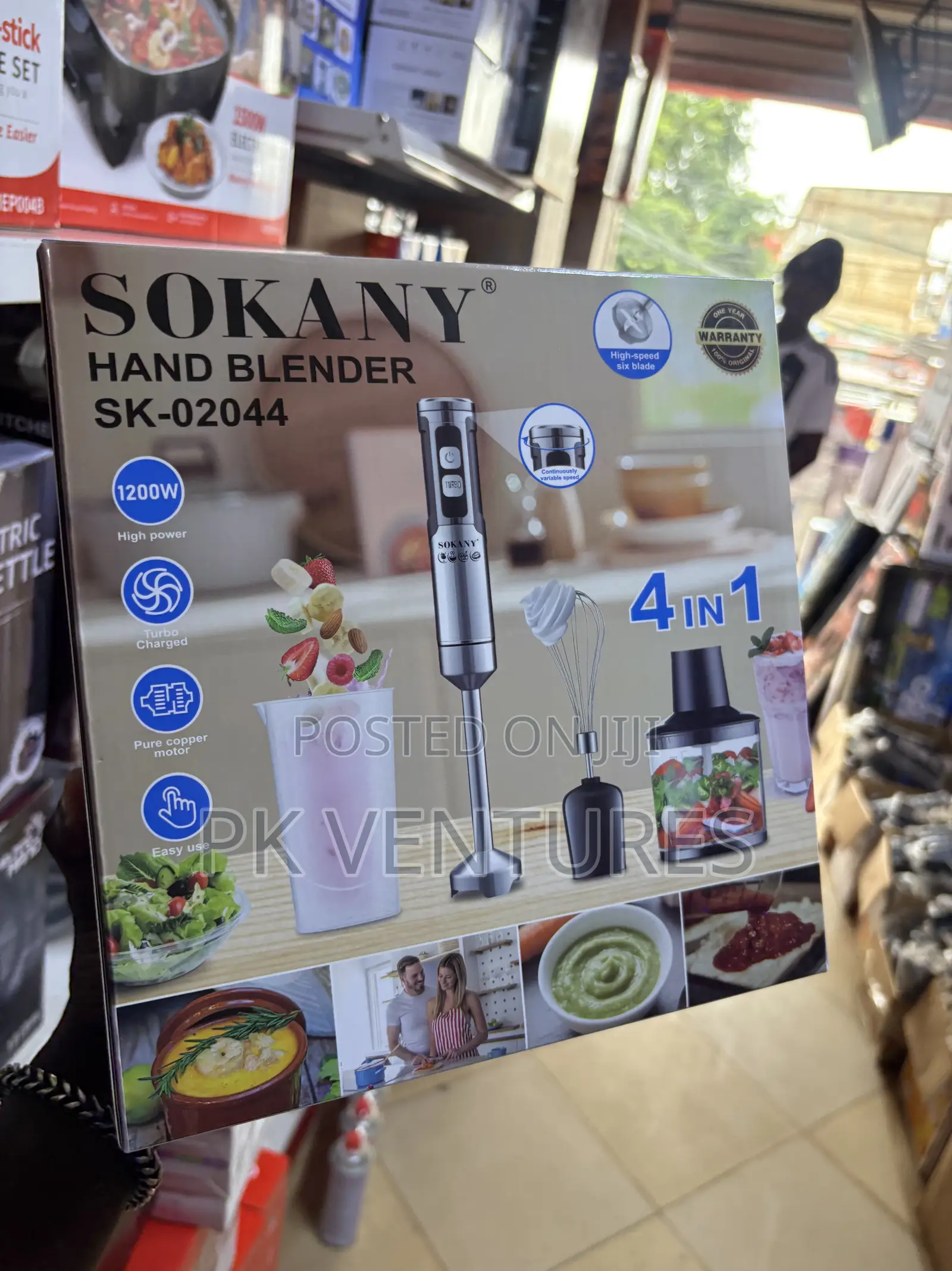 Sokany 4 in 1hand Blender