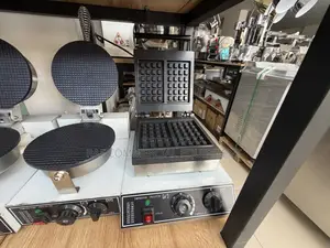 Commercial Stainless Steel Waffle Machine