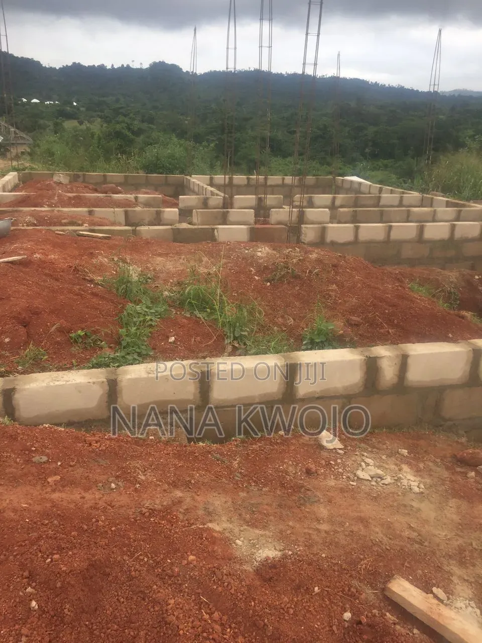 Uncompleted 3 Bedroom Story Building Foundation With Land for Sale