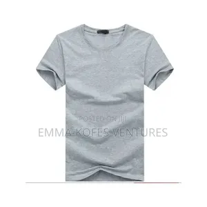 Casual Round Neck Short Sleeve T-Shirt - 6 Pieces - Multicolour