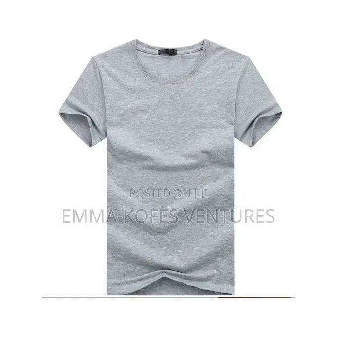Casual Round Neck Short Sleeve T-Shirt - 6 Pieces - Multicolour