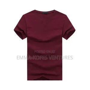 Casual Round Neck Short Sleeve T-Shirt - 6 Pieces - Multicolour