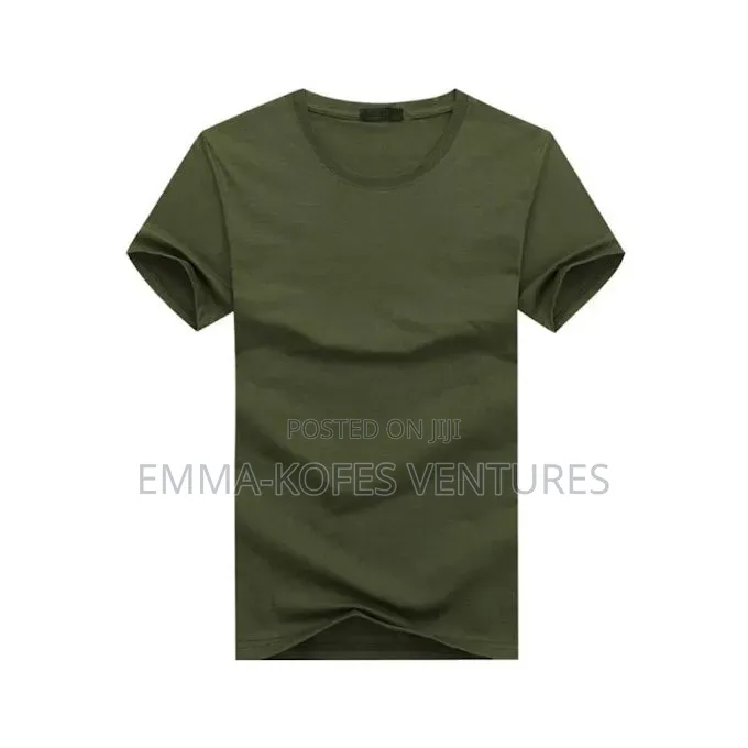 Casual Round Neck Short Sleeve T-Shirt - 6 Pieces - Multicolour