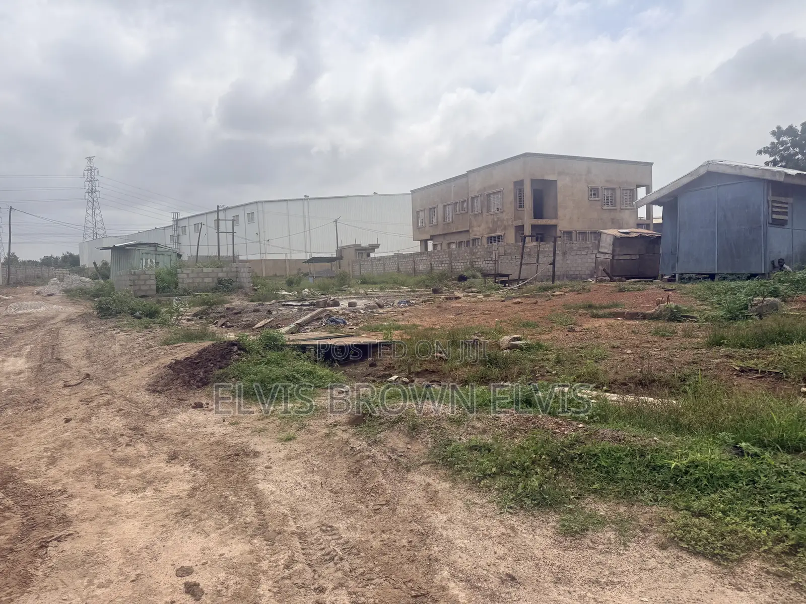 Genuine Roadside 12 Plots of Land for Sale at Borteyman