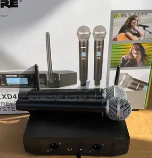 Shure Glxd4 Dual Wireless Microphone System.