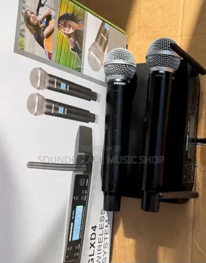 Shure Glxd4 Dual Wireless Microphone System.
