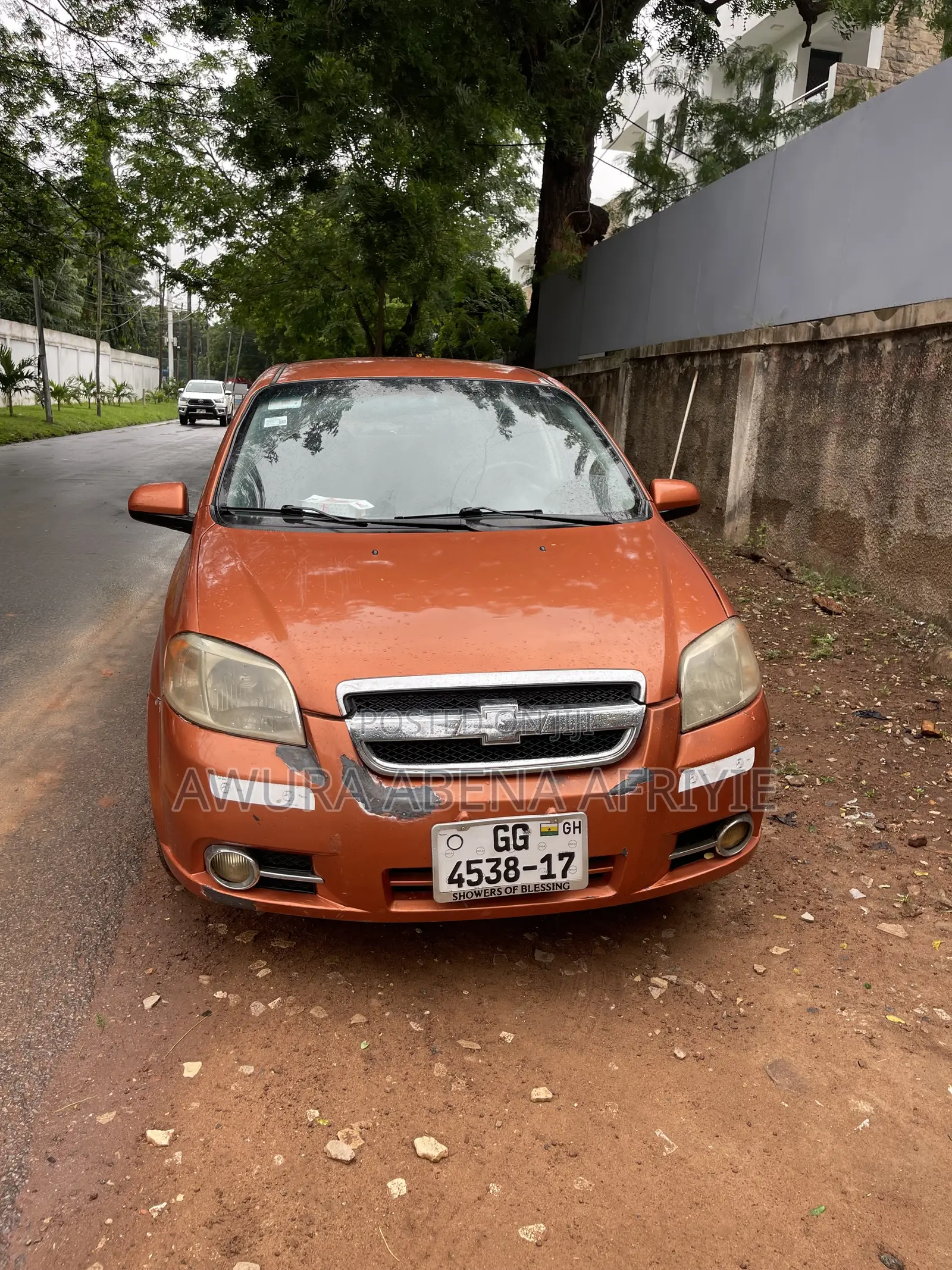 Chevrolet Aveo 2007 Orange