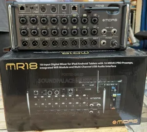 Midas Mr18, an 18-Input Digital Stage Box Mixer