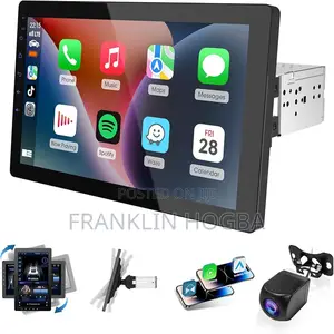 Haudio 10.1 Inch Single Din Car Stereo
