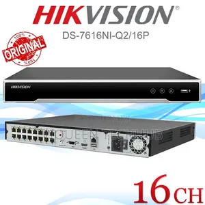 Ds-7616ni-Q2_16p_as - NVR Hikvision 16 Channel Poe Hd Value Series