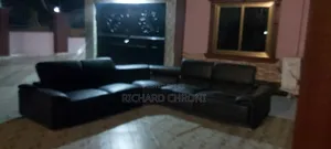 Black Leather Sofa