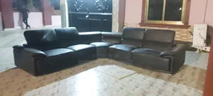 Black Leather Sofa