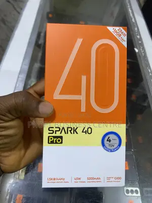 New Tecno Spark 40 Pro 256 GB Black