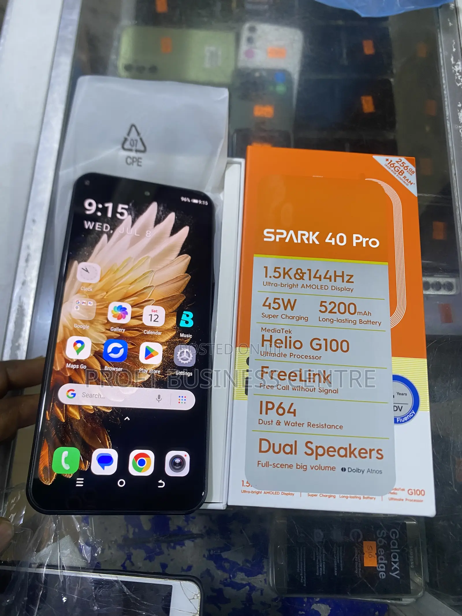 New Tecno Spark 40 Pro 256 GB Black