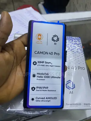 New Tecno Camon 40 Pro 5G 256 GB Black