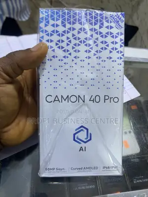 New Tecno Camon 40 Pro 5G 256 GB Black