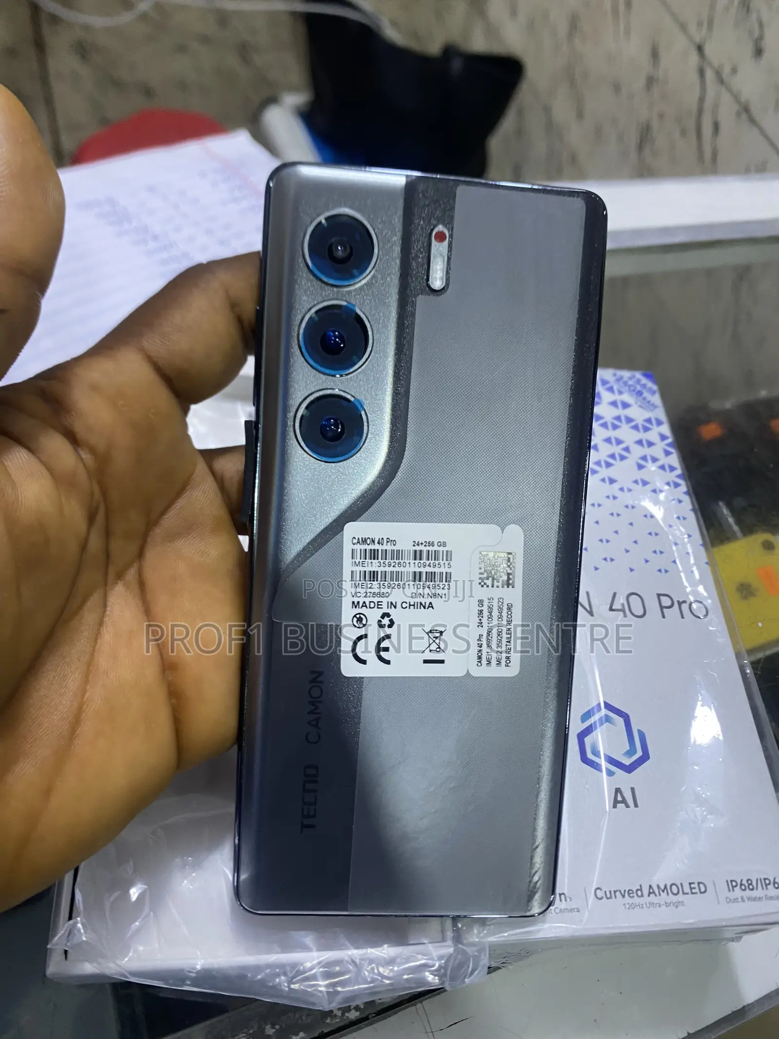 New Tecno Camon 40 Pro 5G 256 GB Black