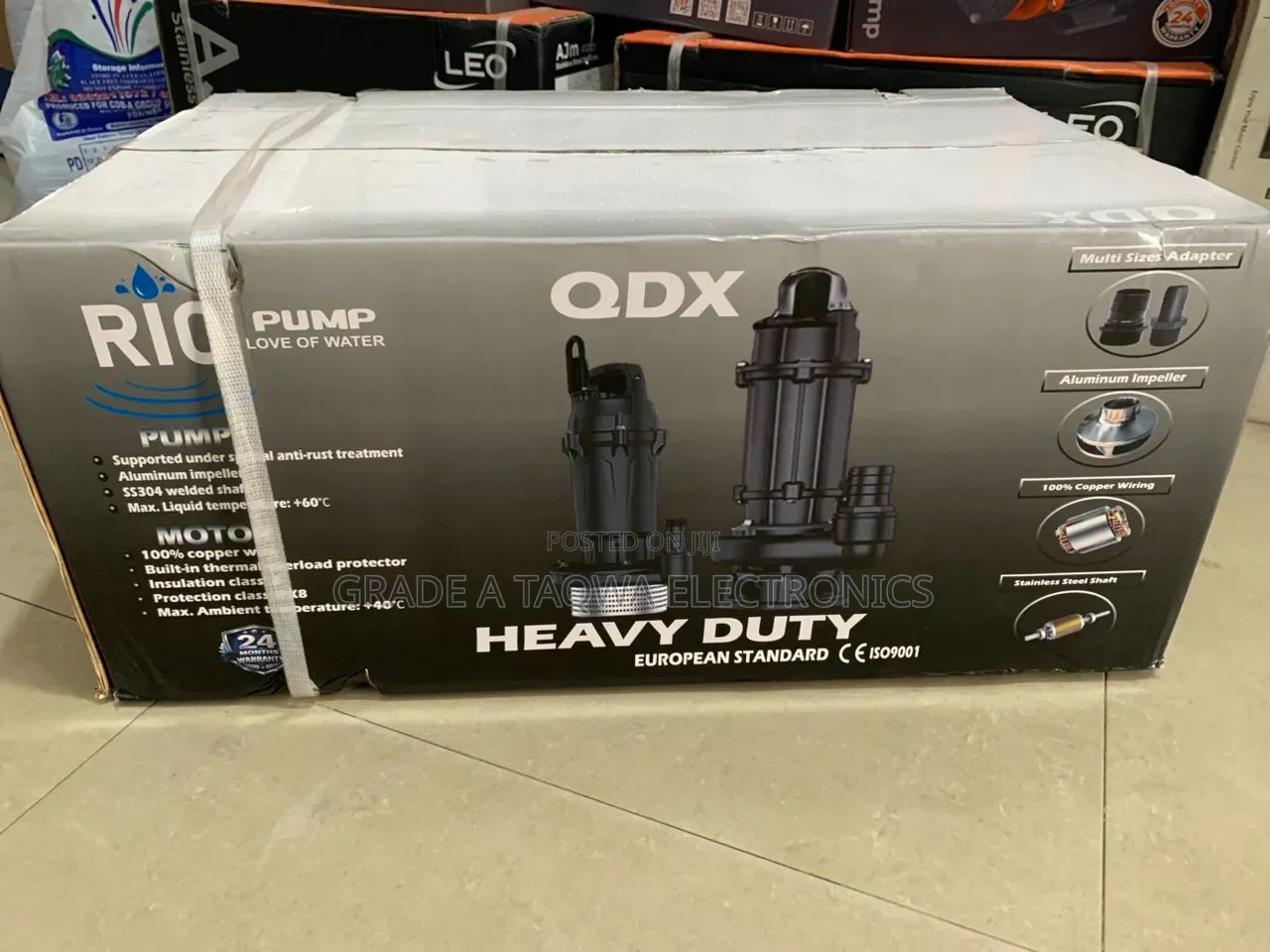 Total 1.5hp/Rio Submersible Sewage Water Pump