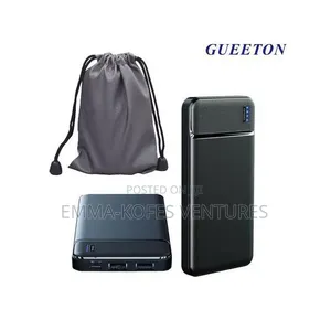 10000mah Power Charge Bank Compact LCD Black