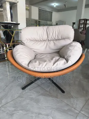 Two Tone Swivel Lounge Chair