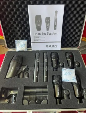 Akg Drum Set Session I High-Performance Drum Microphone Set.