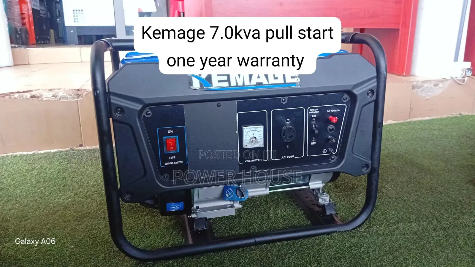 Kemage 7.0kva Manual Pull Start Generator for Home Business