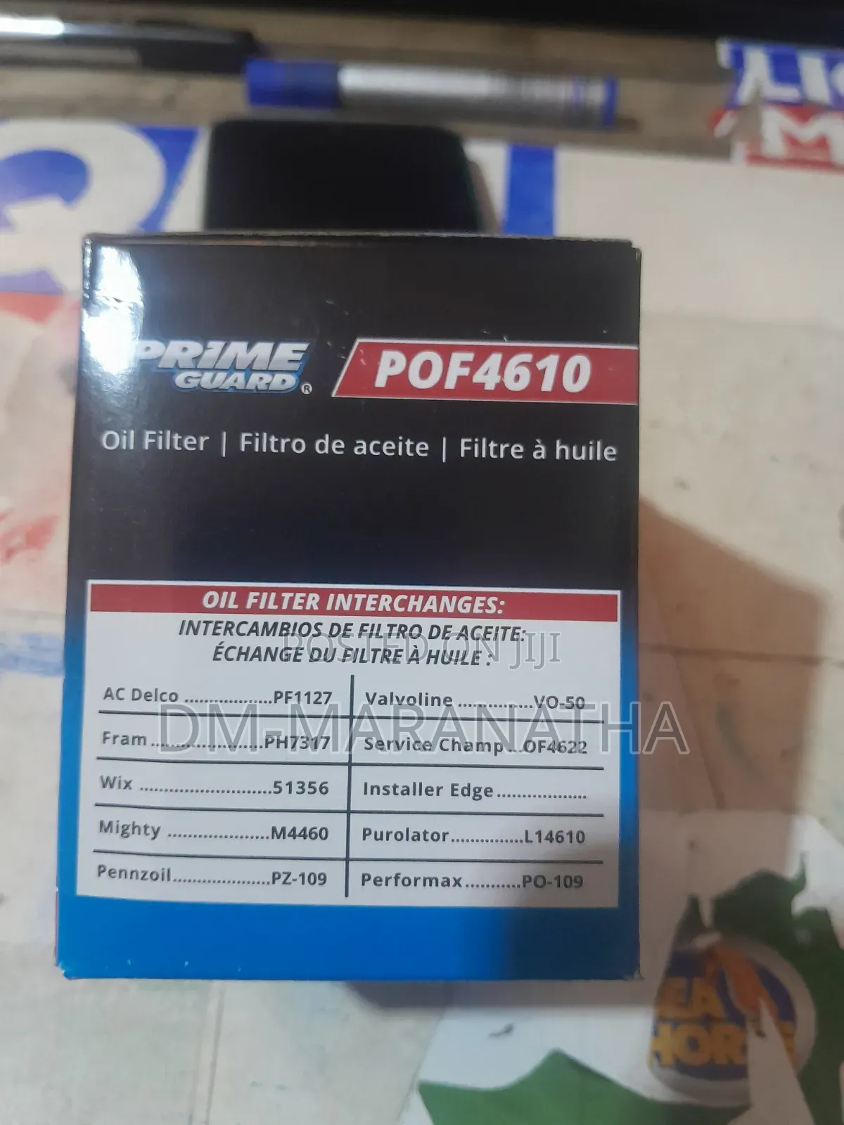 Prime Guard Oil Filter for Honda, Nissan U,Mitsubishi, Kiq