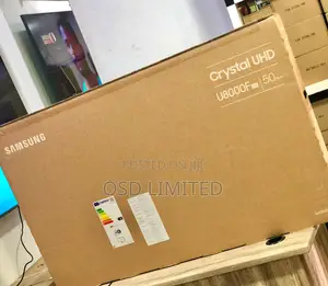 High Quality: 50" Samsung Crystal Uhd U8000f Television