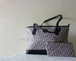 Large 2 in 1 Leather Tote Bag