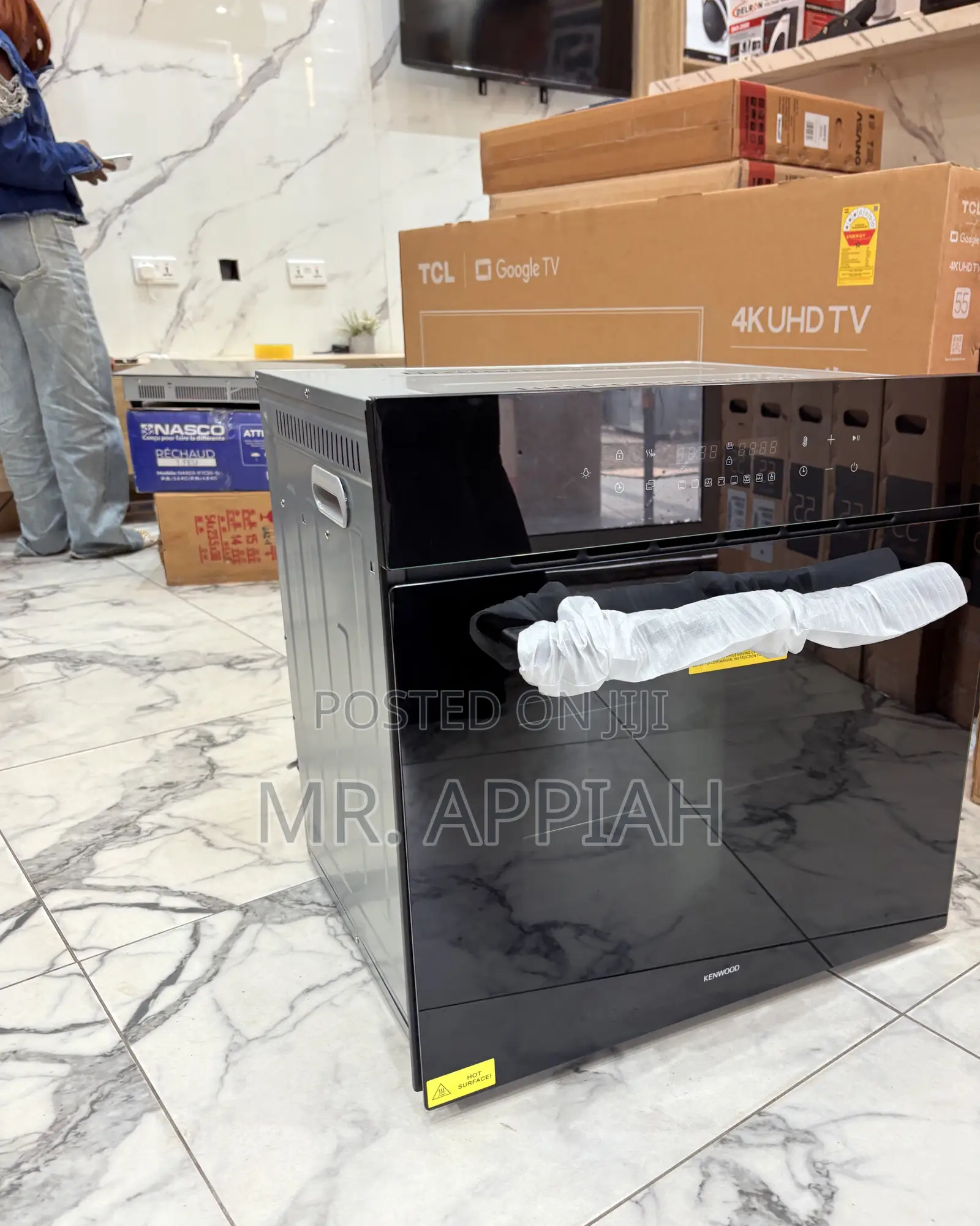 Order Classic Kenwood 90cm Built in Tempered Glass Oven(Black)