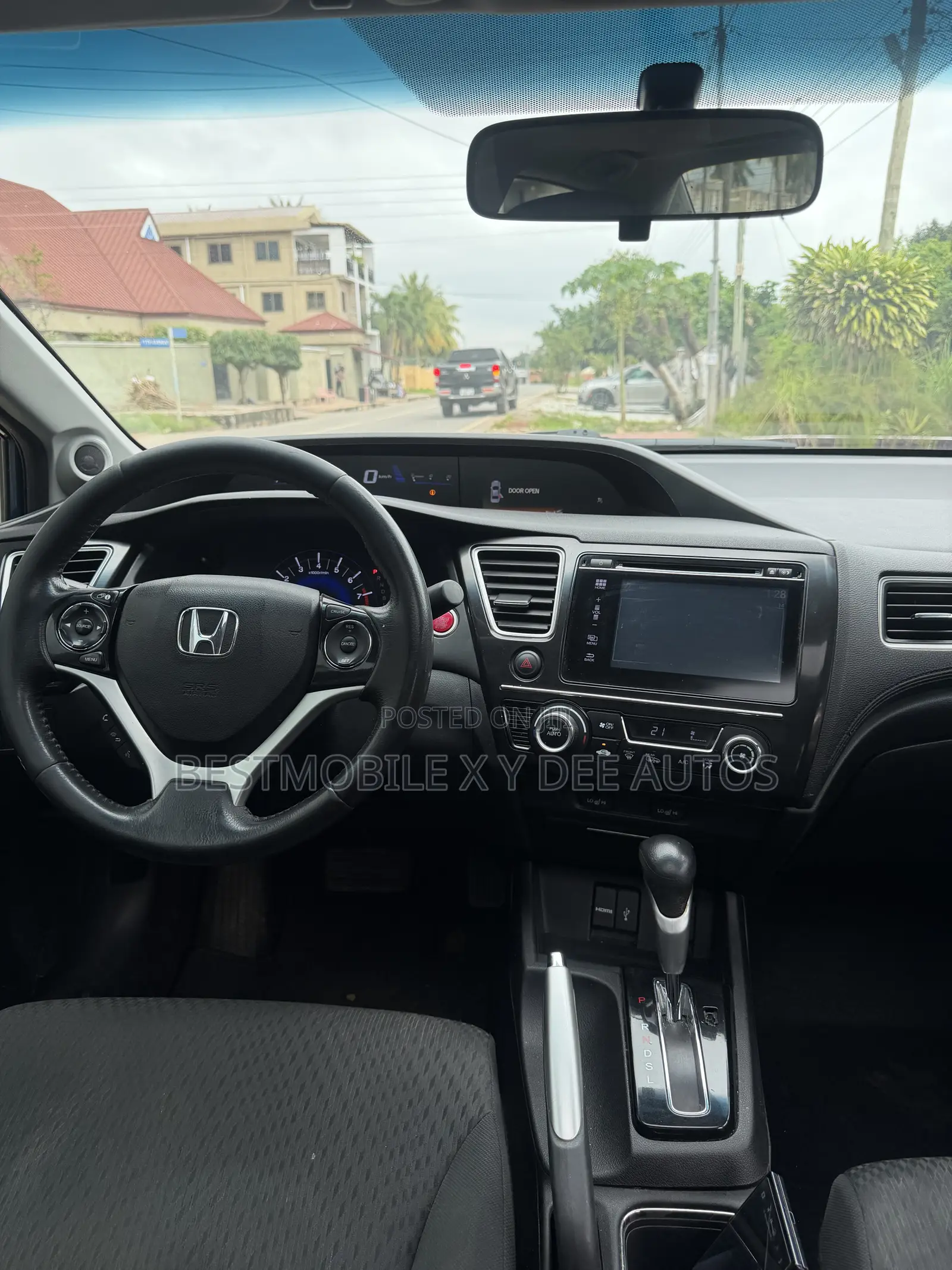 Honda Civic EX 4dr Sedan (1.8L 4cyl CVT) 2015 Blue