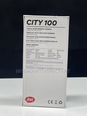 New Itel City 100 128 GB Blue