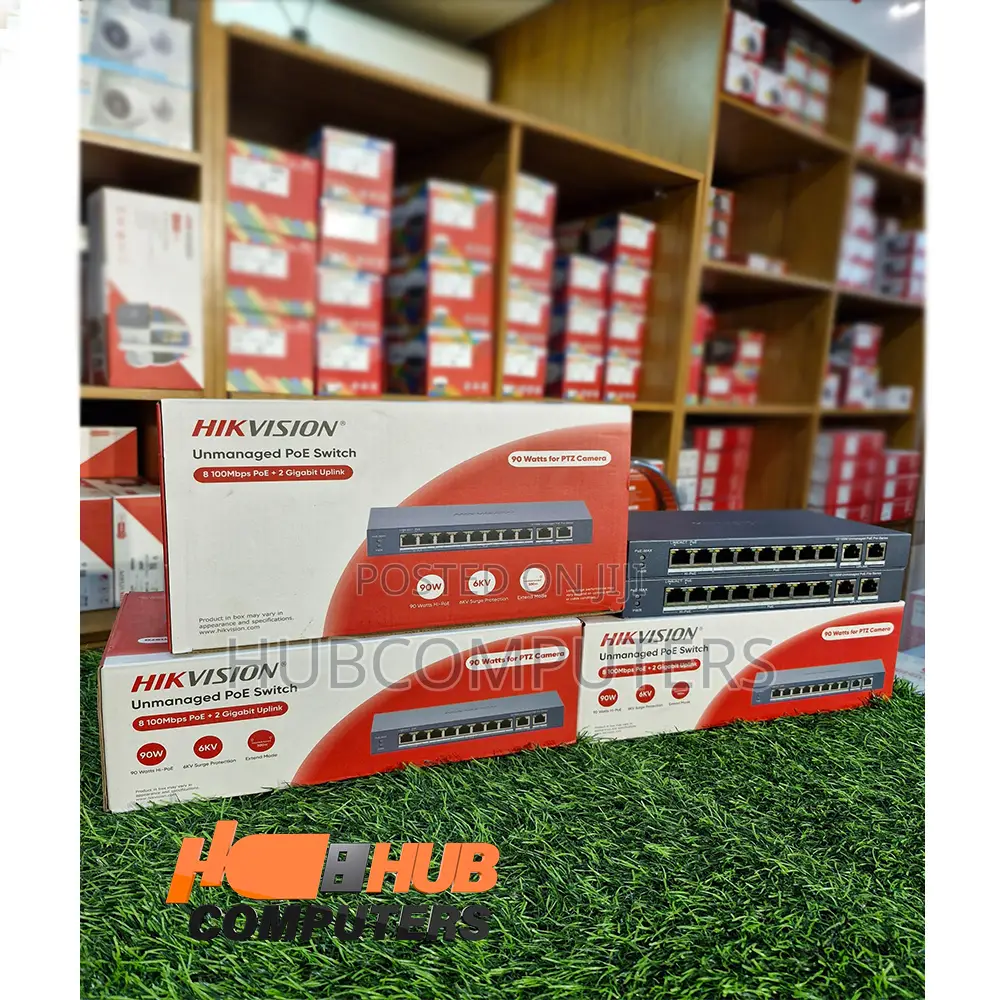 Hikvision Ds-3e0310hp-E(C) Umanaged 8 Poe Switch+ 2 Gigabit Uplink