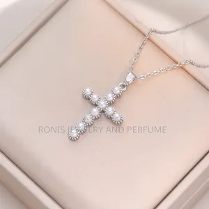 Pearl Cross Necklace