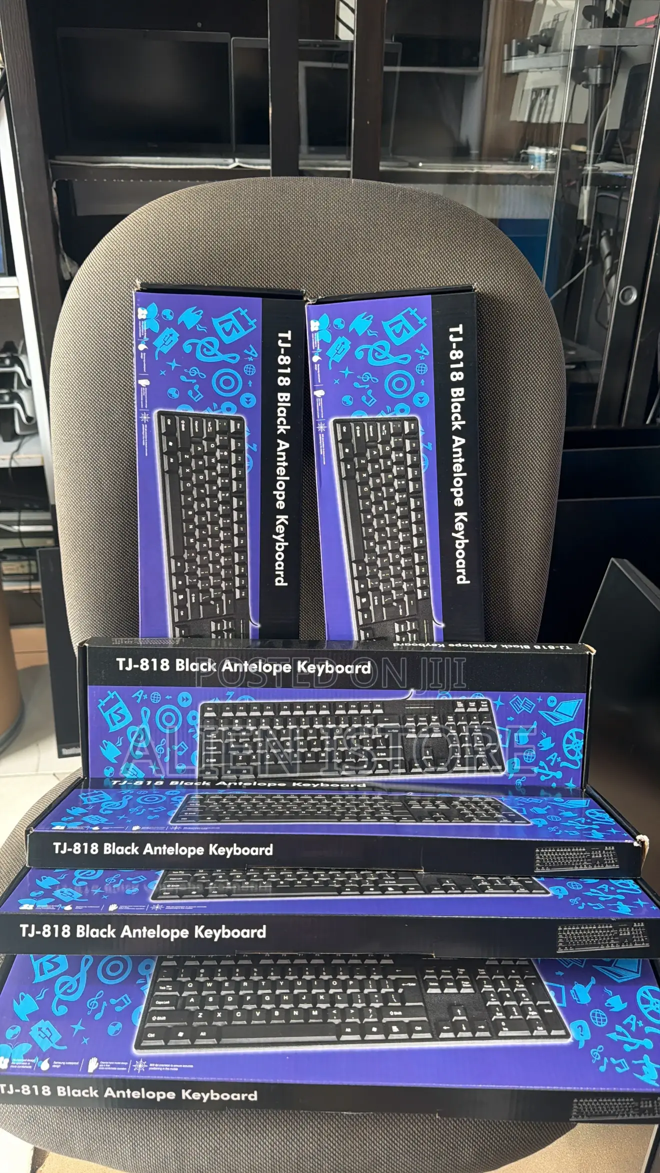 Tj- 818 Keyboard ( Black )