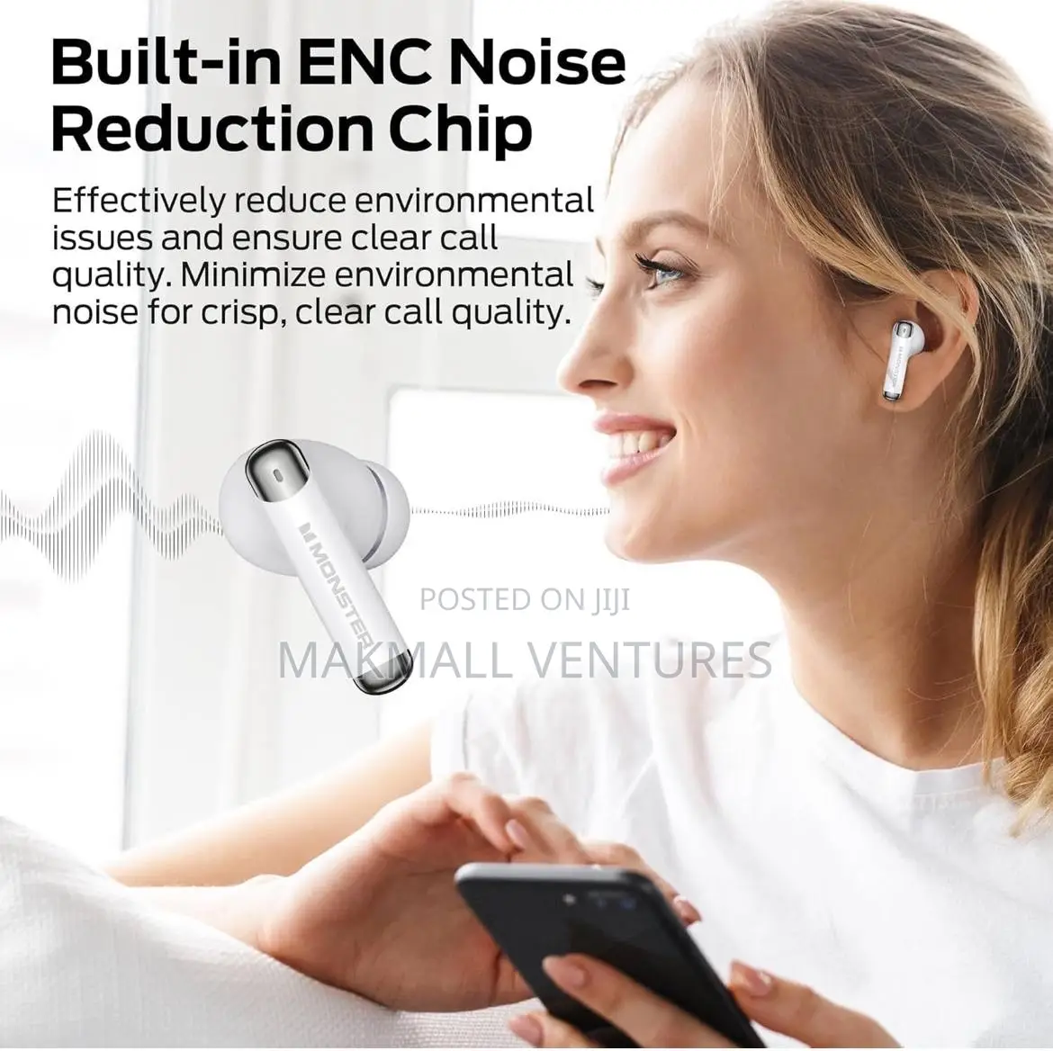 Monster N-Lite 211 Enc Wireless Earbuds