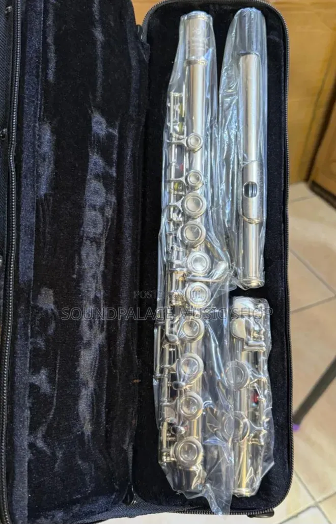 Silver-Plated Metallic Flute