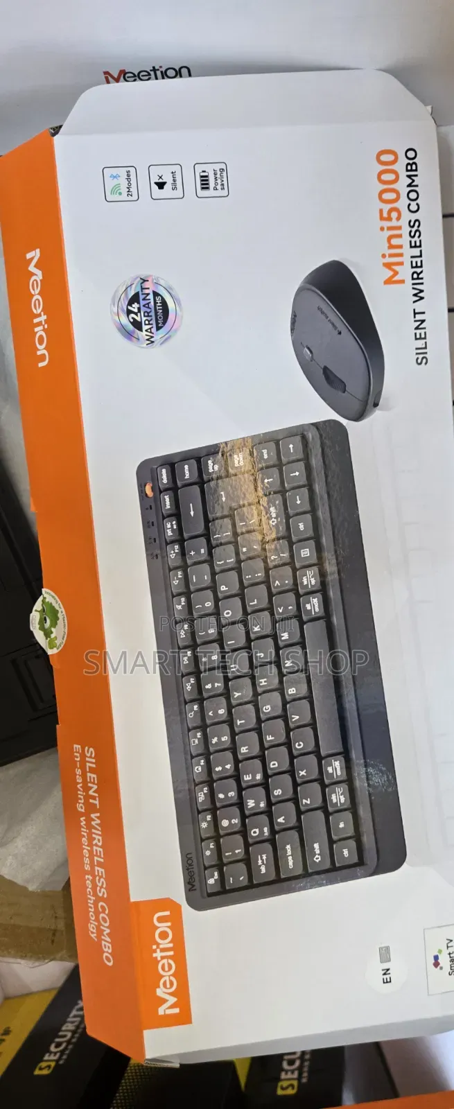 Meetion 5000 Mini Bluetooth and Wireless Keyboard for Smart TVS Etc
